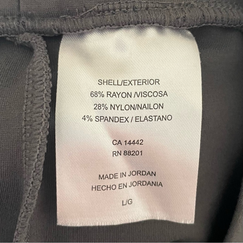 Modern Ambition (Mondetta) Pull On Knit Pants Women’s L Gray Casual Minimalist - Picture 12 of 13